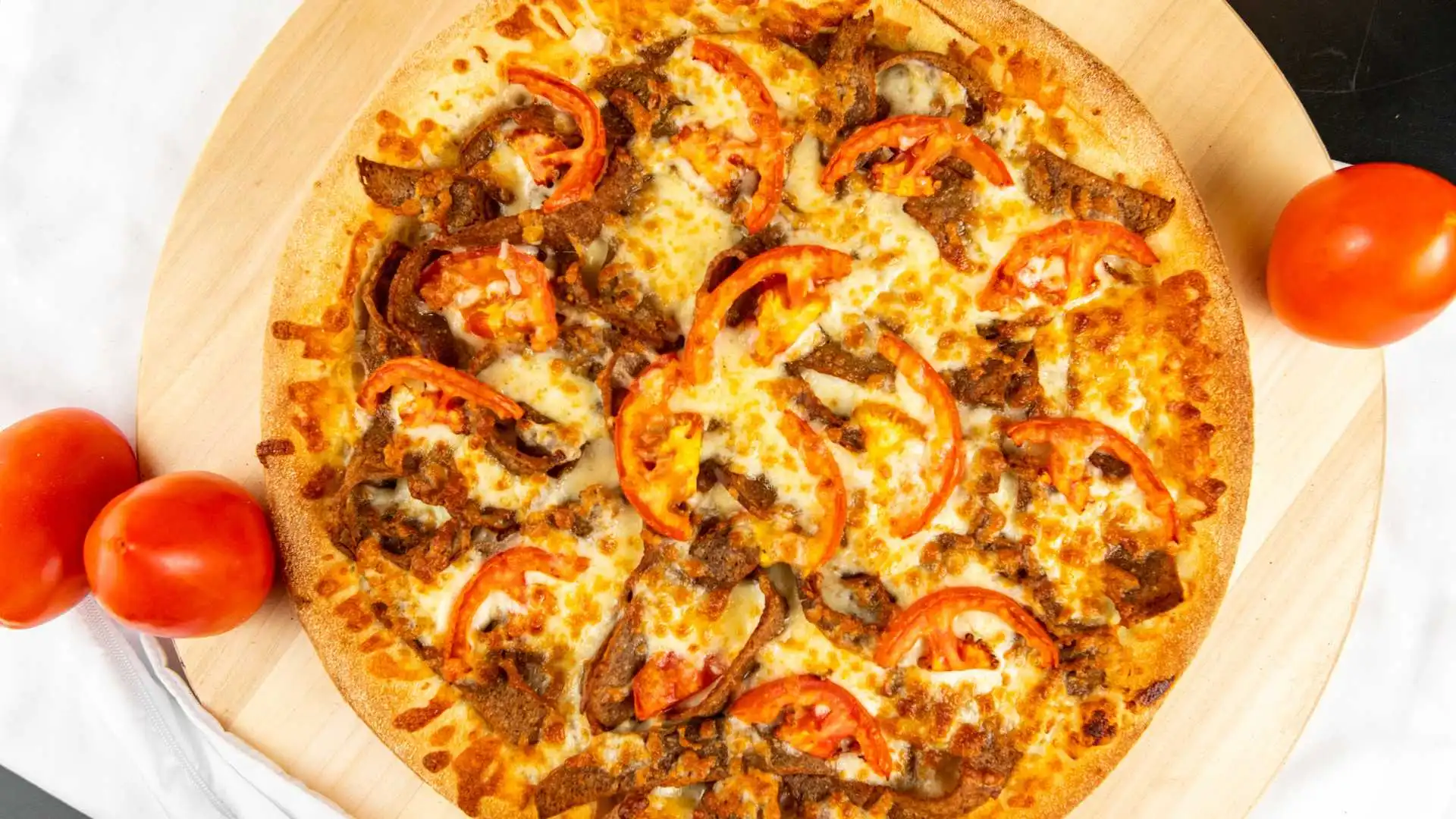 Fresh pepperoni pizza with generous toppings at Pizza 3000 Calgary